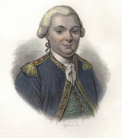 Ritratto di Jean-Francois Galaup, Conte di La Perouse. da French School