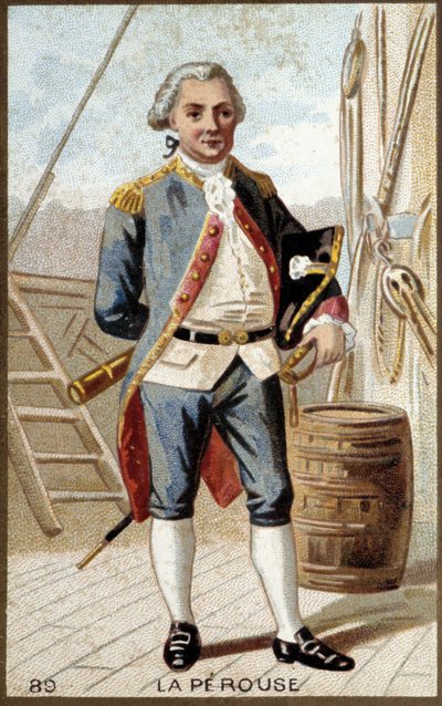 Ritratto di Jean-François Galaup, conte di La Pérouse (Jean François Laperouse) da French School