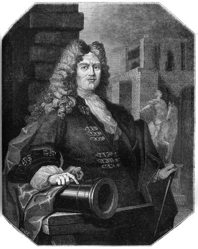 Ritratto di Jean Balthazar Keller (1638-1702), orafo e fonditore svizzero da French School