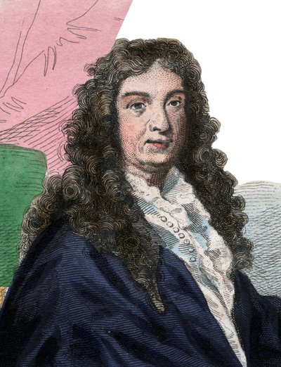Ritratto di Jean Baptiste Lully (1632-1687), compositore francese da French School