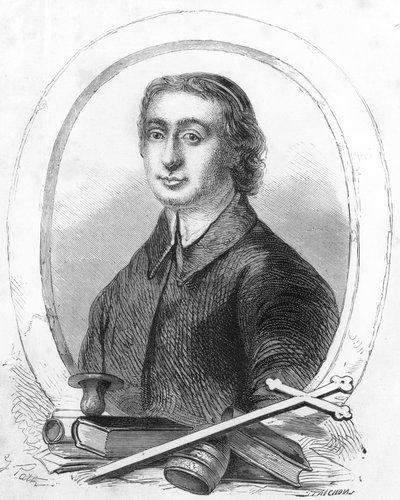 Ritratto di Jean Baptiste Massillon (1663-1742) (incisione) da French School