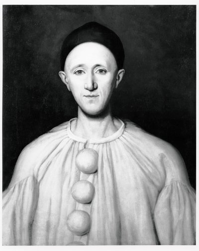 Ritratto di Jean Charles Deburau (1829-73) come Pierrot da French School