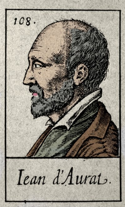 Ritratto di Jean Dorat (Auratus di nome reale Jean Dinemandi) da French School