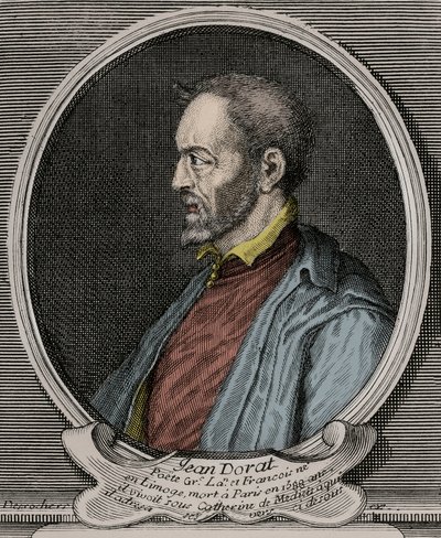 Ritratto di Jean Dorat (Auratus di nome reale Jean Dinemandi) da French School