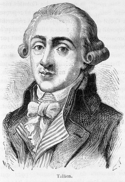 Ritratto di Jean Lambert (Jean-Lambert) Tallian, politico francese (1767-1820) - in "L