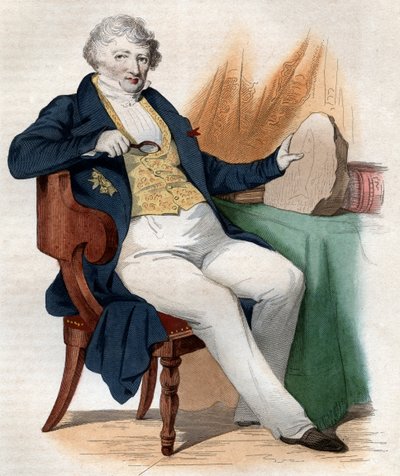 Ritratto di Georges Cuvier (1769-1832), naturalista e zoologo francese da French School
