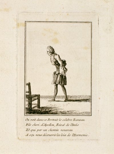 Ritratto di Jean Philippe Rameau da French School