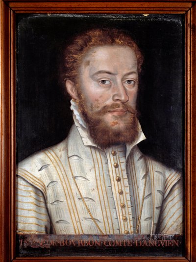 Ritratto di Jean de Bourbon Vendome, Conte di Soissons e Enghien da French School