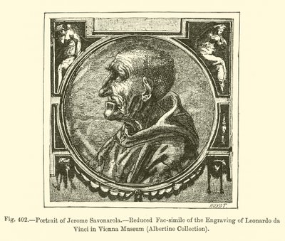 Ritratto di Girolamo Savonarola da French School