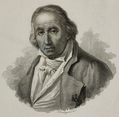Ritratto di Joseph Marie Charles, detto Jacquard (1752-1834), tessitore francese e inventore del telaio Jacquard, incisione di Guadagnini da French School