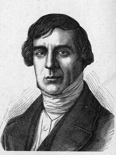 Ritratto di Jules Barthélemy Saint-Hilaire (1805 - 1895), studioso e politico francese - in "Album della Scienza; studiosi illustri; Grandi scoperte" 1896 da French School