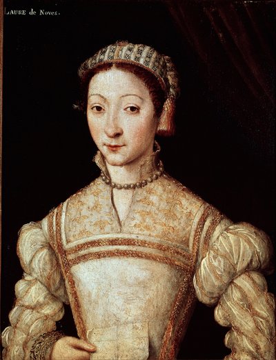 Ritratto di Laura de Noves (1308-1348), amata da Francesco Petrarca da French School