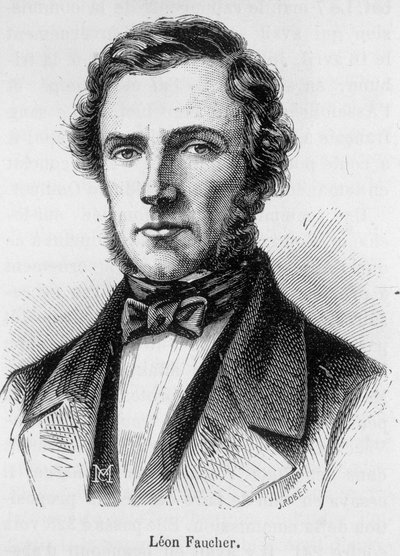 Ritratto di Leon Faucher da French School
