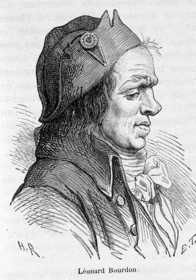 Ritratto di Léonard Bourdon (1754-1807), politico francese - in "L