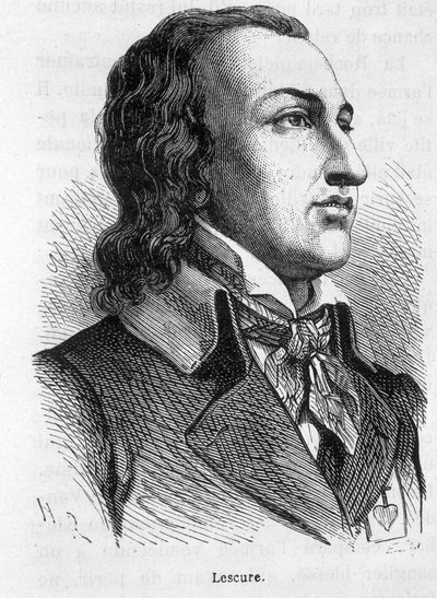 Ritratto di Lescure, capo della Vandea (1766 - 1793) - in "L