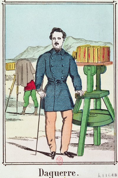 Ritratto di Louis-Jacques Daguerre (1787-1851) da French School