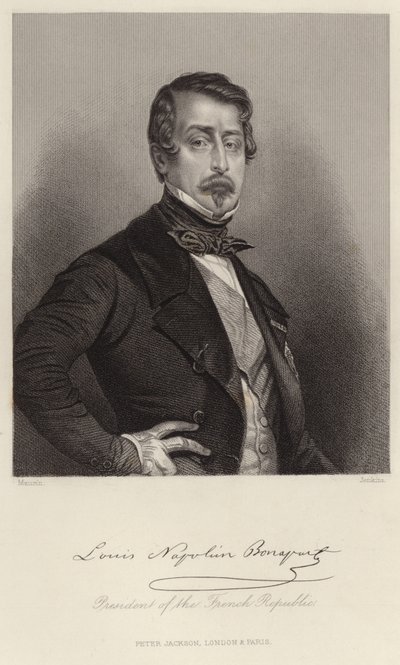 Ritratto di Louis-Napoleon Bonaparte da French School