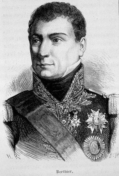 Ritratto di Louis Alexandre Berthier, Maresciallo francese (1753-1815) - in "L