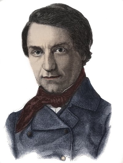 Ritratto di Louis Blanc, politico e storico francese (1811 - 1882) da French School
