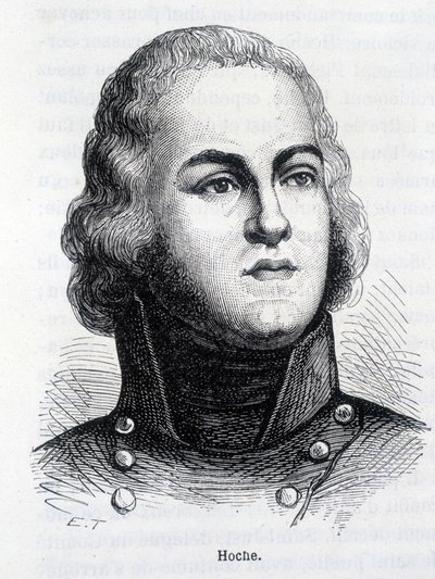 Ritratto di Louis Lazare Hoche (1768-1797), generale francese - in "L