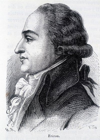 Ritratto di Louis Marie Stanislas Fréron (1754-1802), pubblicista francese - in "L