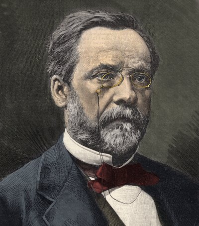 Ritratto di Louis Pasteur (1822-1895), chimico e microbiologo inglese da French School