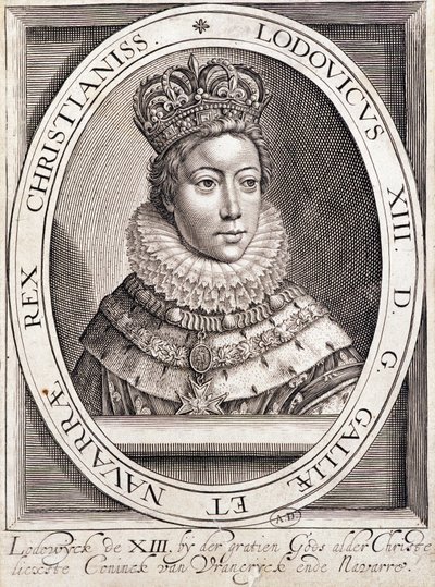Ritratto di Luigi XIII, giovane da French School