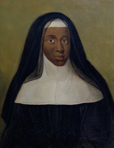 Ritratto di Louise-Marie-Therese, la Suora Nera di Moret da French School