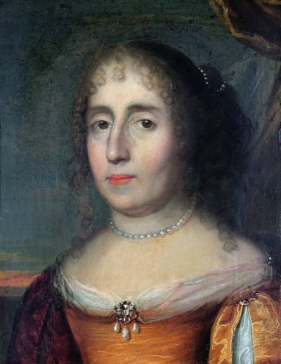 Ritratto di Madame de Scudery da French School