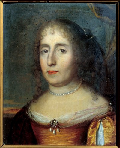 Ritratto di Madame de Scudery da French School