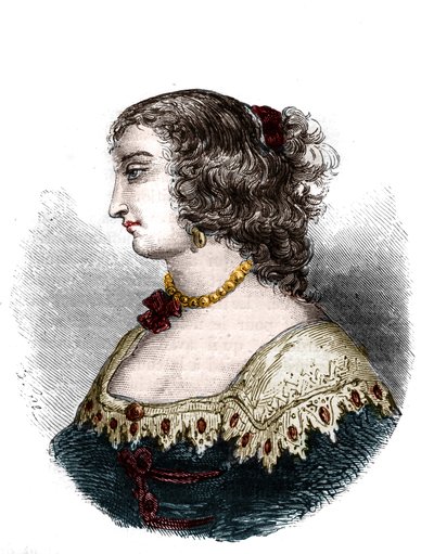 Ritratto di Mademoiselle de Hautefort (Marie de Hautefort) da French School