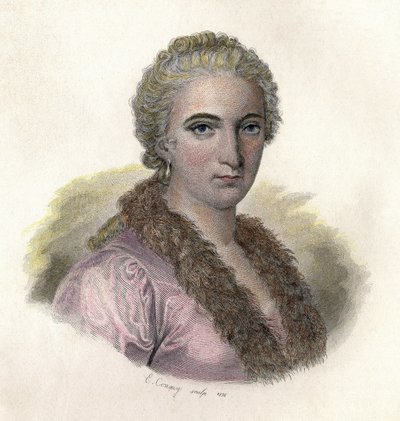 Ritratto di Maria Gaetana Agnesi da French School