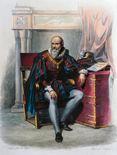 Ritratto di Maximilien De Bethune, Duca di Sully da French School
