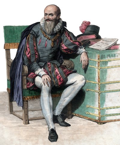 Ritratto di Maximilien de Béthune, Duca di Sully (1559-1641), soldato e ministro francese da French School