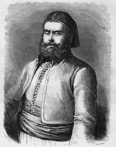 Ritratto di Mohammed Said (1822-1863), Vice Re (Pascià) d