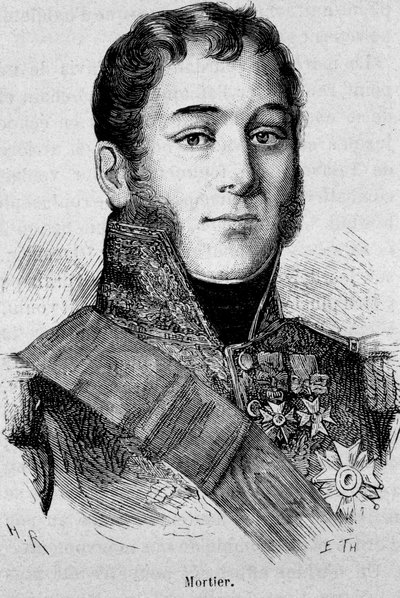 Ritratto di Mortier, Duca di Treviso (1768-1835), Maresciallo di Francia, ucciso durante l