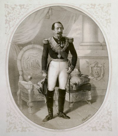 Ritratto di Napoleone III (1808 - 1873) da French School