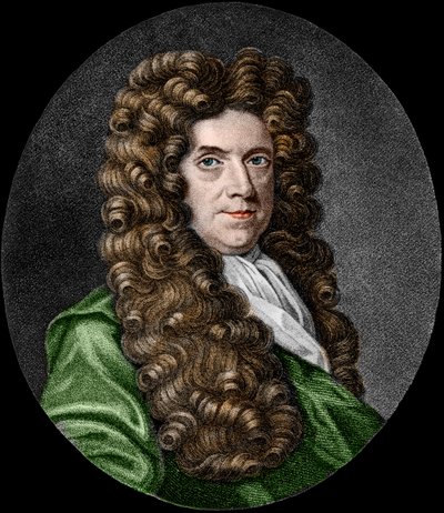 Ritratto di Nehemiah Grew (1641-1721), botanico inglese da French School