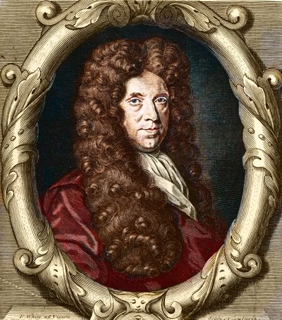 Ritratto di Nehemiah Grew (1641-1721), botanico inglese da French School