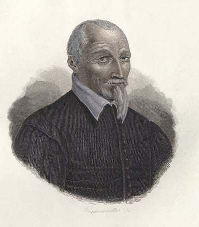 Ritratto di Olivier de Serres (1539-1619), agronomo francese. in 