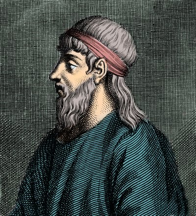 Ritratto di Parmenide di Elea (V secolo a.C.), filosofo greco da French School