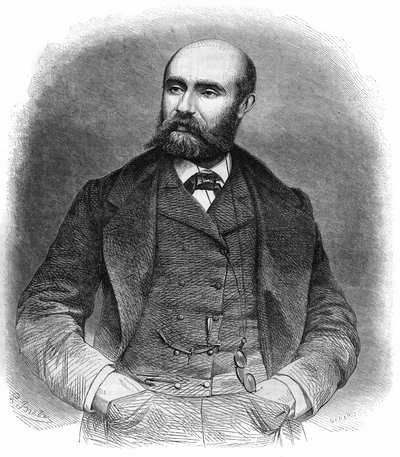 Ritratto di Paul Henry Corintin Feval (Paul Feval padre) da French School