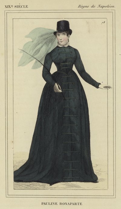Ritratto di Paolina Bonaparte da French School