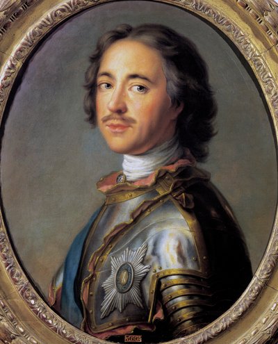 Ritratto di Pietro I detto Pietro il Grande da French School