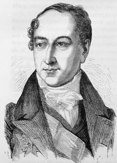 Ritratto di Peyronnet (o Peyronet), politico francese (1778 - 1854) - in 