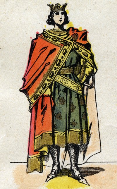 Ritratto di Filippo V il Lungo (1294 - 1322), Re di Francia da French School