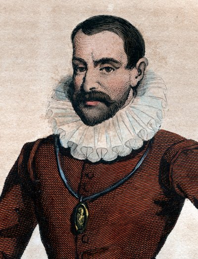 Ritratto di Philippe Duplessis Mornay (1549-1623), signore di Plessis Marly, scrittore protestante francese da French School