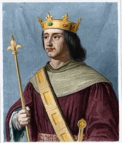 Ritratto di Filippo VI di Valois (1294 - 1350), Re di Francia - in 