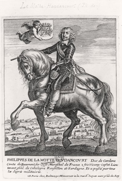 Ritratto di Philippe de La Mothe Houdancourt (1605-57) da French School
