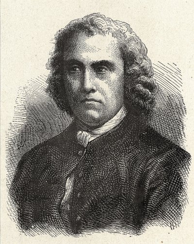 Ritratto di Pierre Charles Le Monnier, astronomo francese (1715 - 1799) - in 